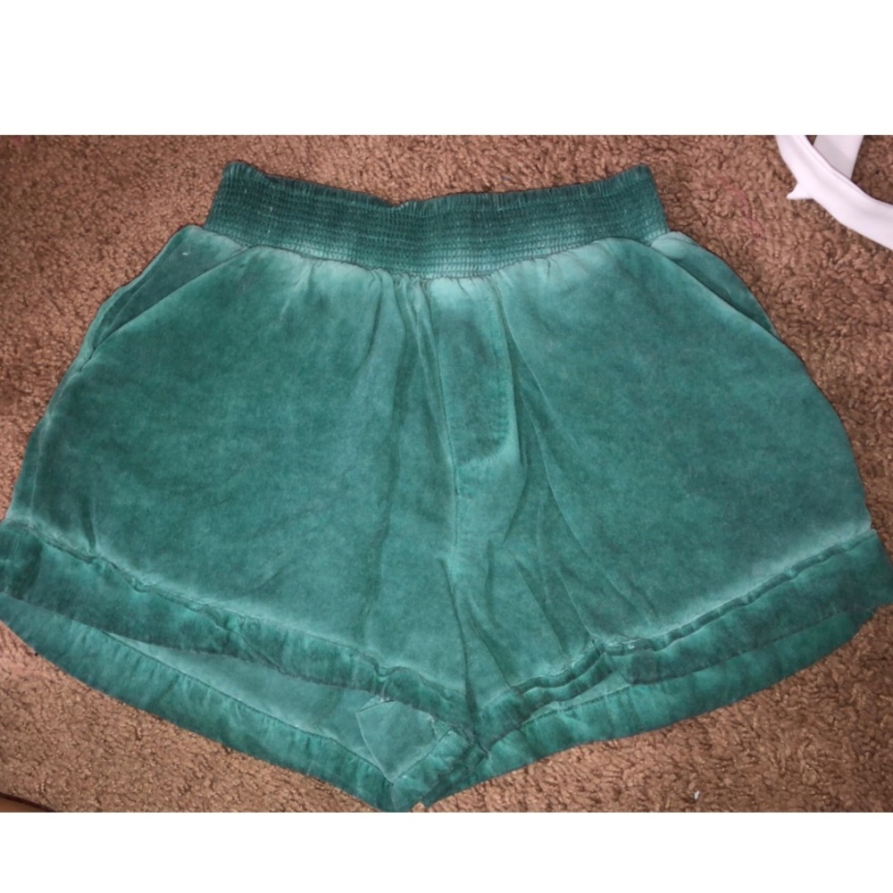RVCA green beach shorts